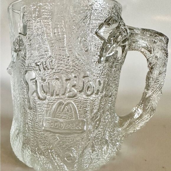 The Flintstones RocDonalds Promo Glass Mug - Picture 2 of 4